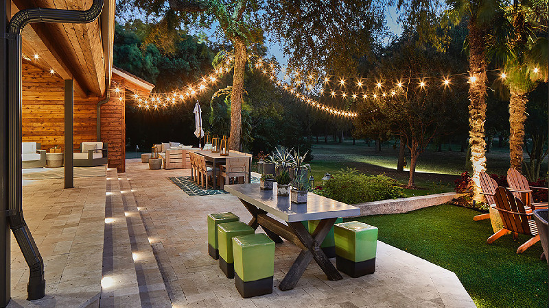 Patio Designs with Hardscape Materials in Frisco, Texas